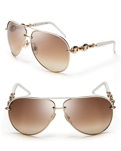 gucci chain link aviator sunglasses|gucci sunglasses discount prices.